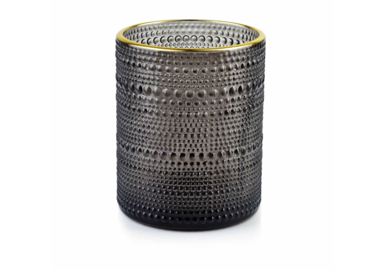 Bougeoir RITA GREY - Verre, 10 x 12,5 cm - HTID1117 - Mondex