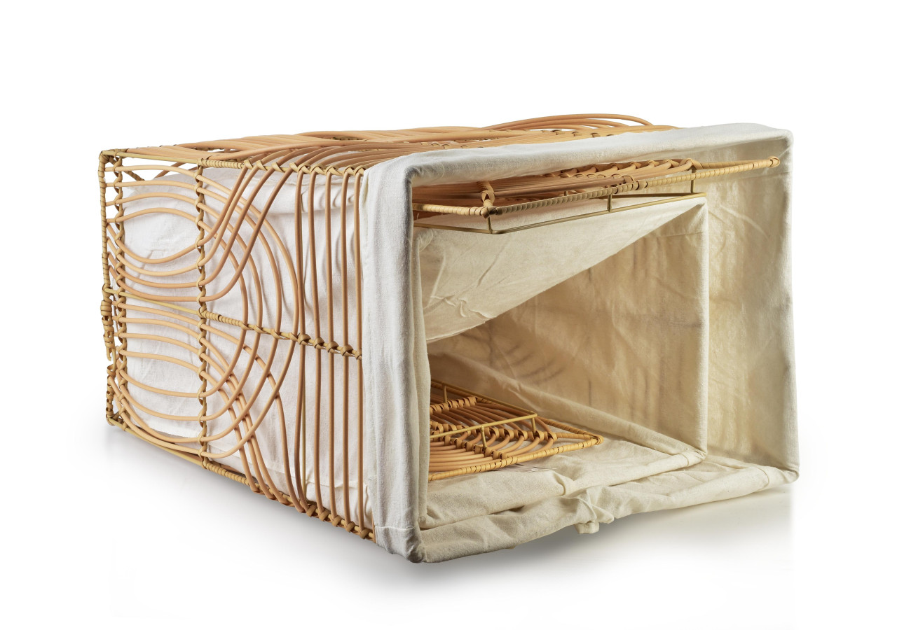 WILL Ensemble de 2 paniers - 45 x 33 x 54 cm / 37 x 27 x 46 cm - HIWI4283 - Mondex