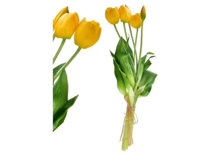 Bouquet VIRIDIS - 5 tulipes artificielles 40 cm - HTUA0429 - Mondex