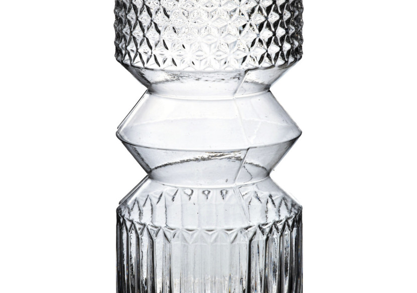 Vase SERENITE - Verre délicat 9,5xH24cm - HTID5921 - Mondex