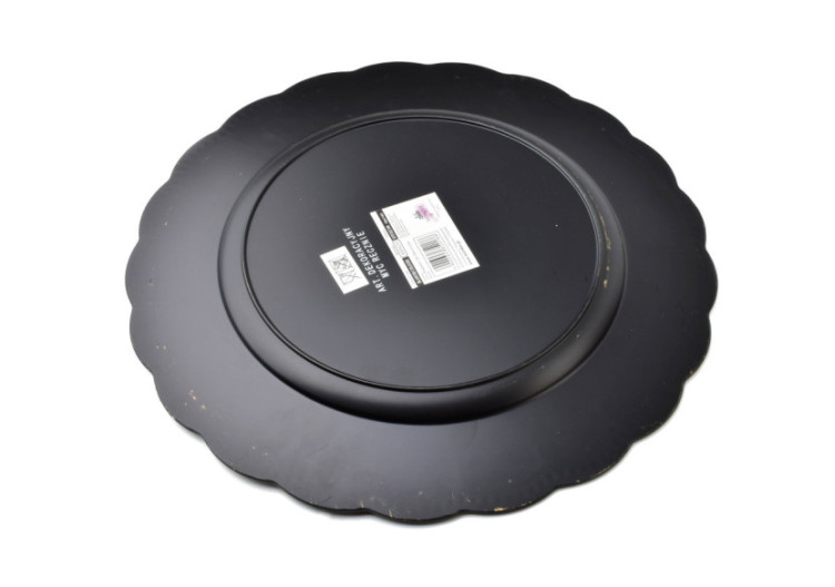 Sous-assiette matte - Dimensions 33x33xh2cm - HTOS3807-PROM - Mondex 2