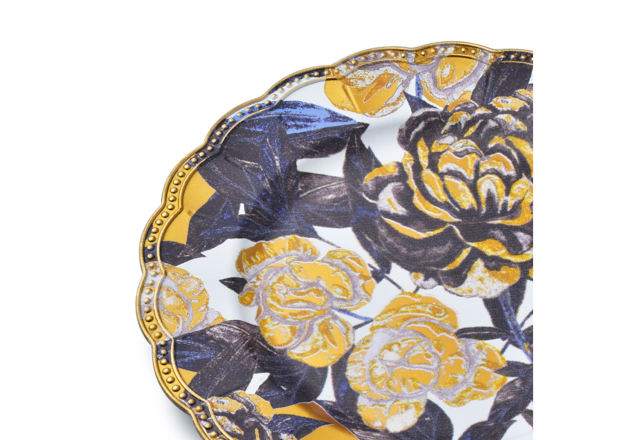 Sous-assiette matte - Dimensions 33x33xh2cm - HTOS3807-PROM - Mondex