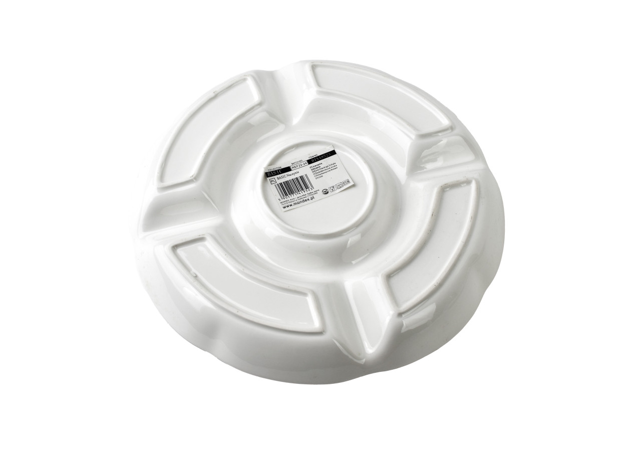 Plat BASIC - 24,5x24,5x3cm, pour un service élégant - HTNA9523 - Mondex