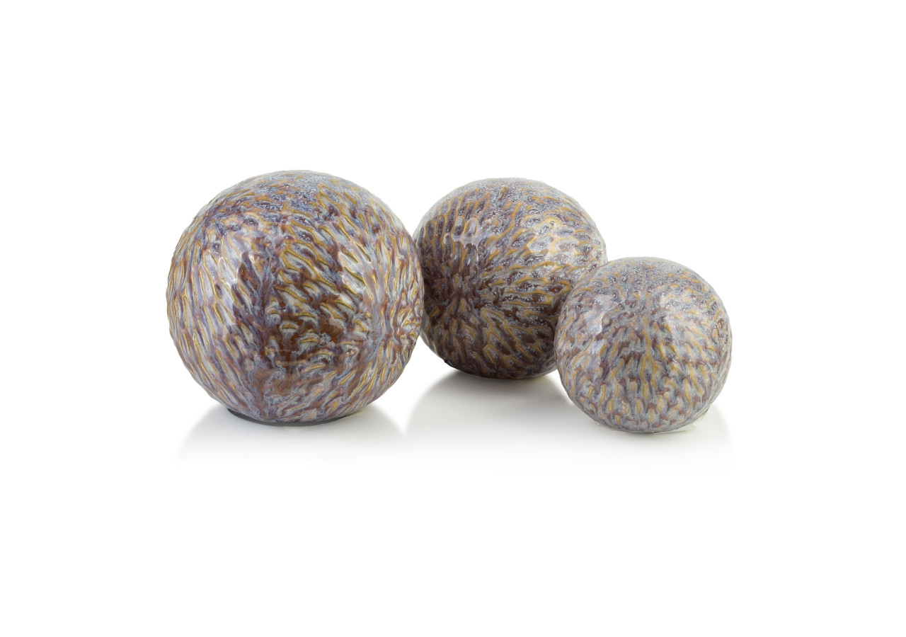 Kula décorative SAGGIO PATTERN - Dimensions 8,5x8,5x8,5 cm - HTTS1839 - Mondex