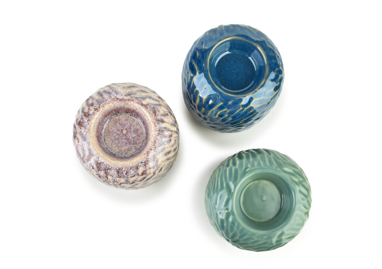 YARINE SMALL - Bougeoir pour bougie t-light 9,5x9,5x9,5cm - HTTS1907 - Mondex