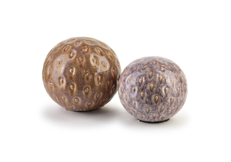 Kula Dekoracyjna SAGGIO STRAWBERRY - 12x12x11cm pour un style vibrant - HTTS2041 - Mondex 2