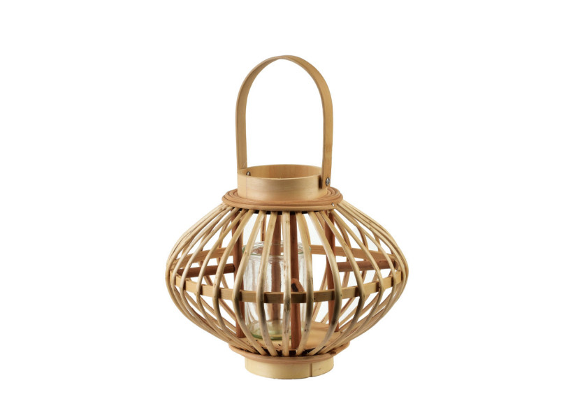 Lampion LUCIE NATURAL - 27x22cm pour une ambiance naturelle - HTO2898 - Mondex Lampion LUCIE NATURAL - 27x22cm pour une ambiance naturelle - HTO2898 - Mondex