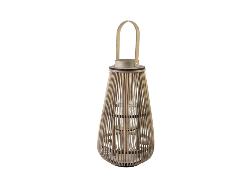 Lampion LUCIE GREY - 23x42cm pour une touche de douceur - HTO2911 - Mondex