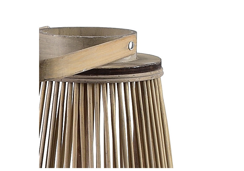 Lampion LUCIE GREY - 23x42cm pour une touche de douceur - HTO2911 - Mondex