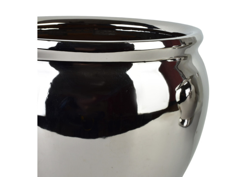 Ensemble de 3 pots NEVA SILVER - Tailles Xl:33xh32, L:26xh28, M:19xh24 - HTYE4489 - Mondex