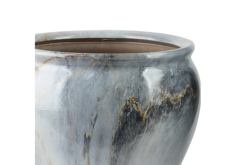 Ensemble de 3 pots NEVA MARBLE - Tailles Xl:33xh32, L:26xh28, M:19xh24 - HTYE4526 - Mondex 2