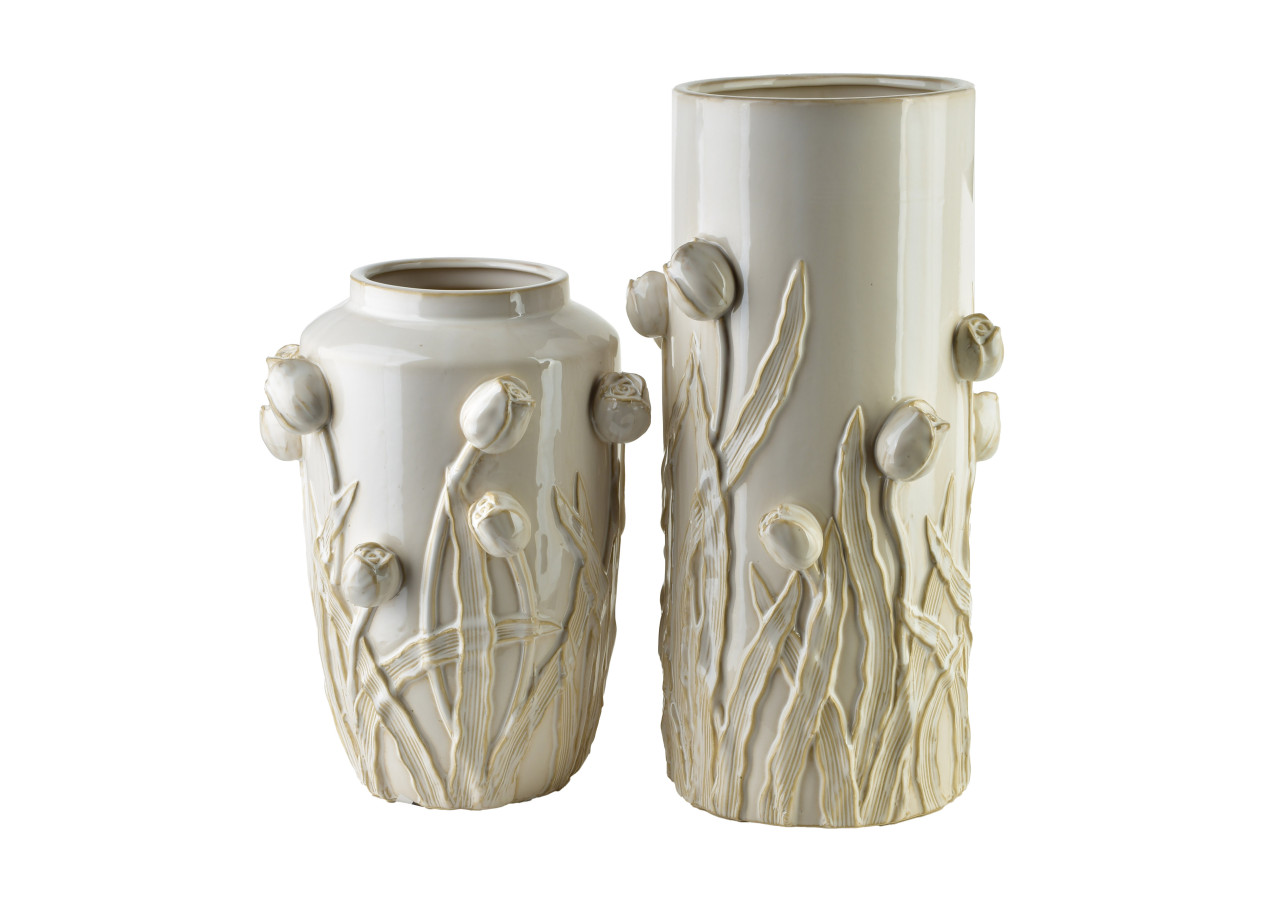 Vase EVAM - Céramique 23x22,5x30cm - HTC7619 - Mondex