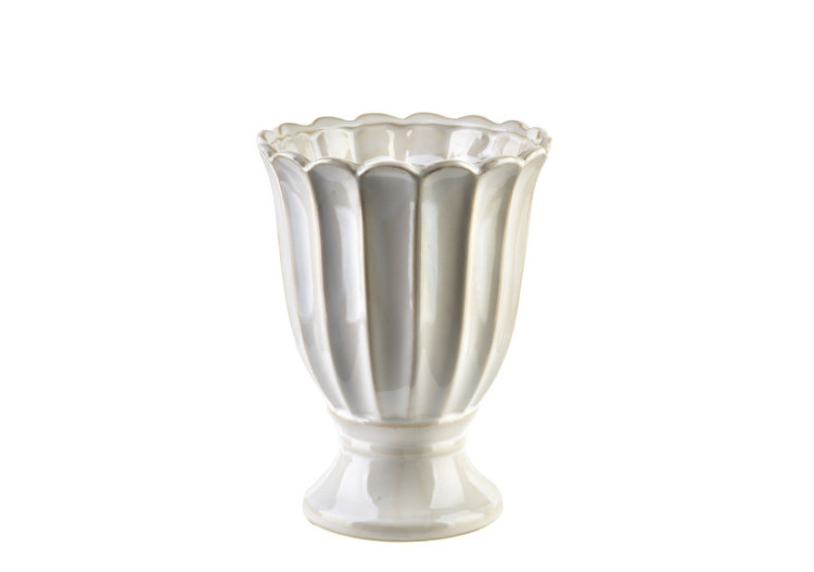 Vase EVAM L - Céramique 17x17x22cm - HTC7640 - Mondex