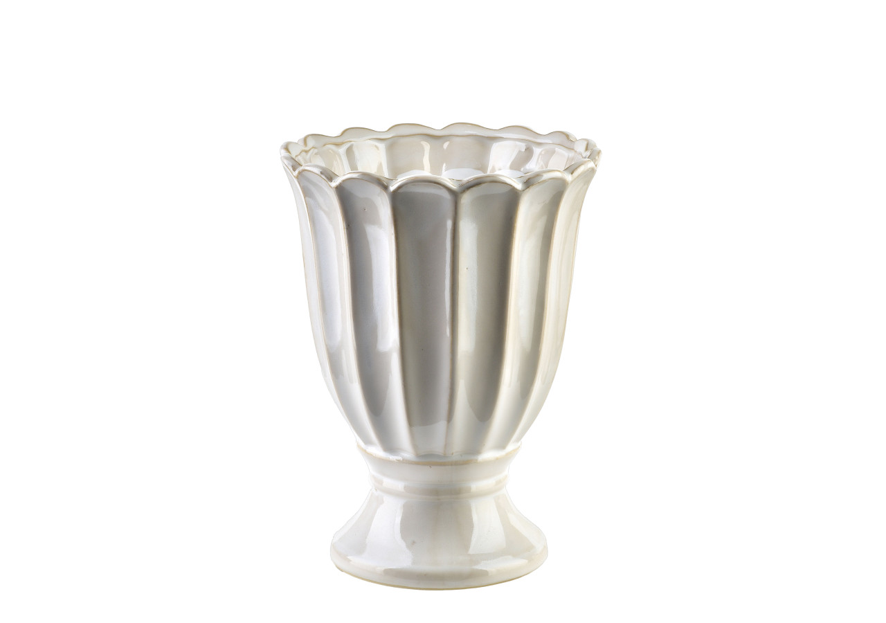 Vase EVAM L - Céramique 17x17x22cm - HTC7640 - Mondex