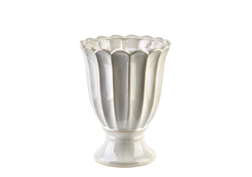 Vase EVAM L - Céramique 17x17x22cm - HTC7640 - Mondex