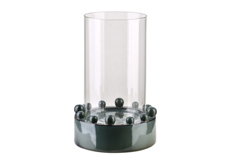 Bougeoir EVAM BLUE XL - Élégance 20x20x30cm - HTC7688 - Mondex