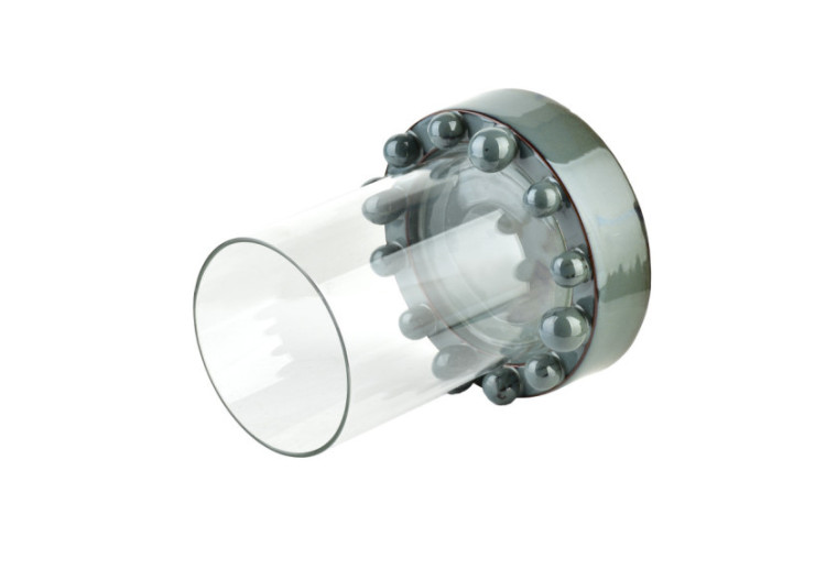 Bougeoir EVAM BLUE L - Charmant 17x17x20,5cm - HTC7695 - Mondex 2