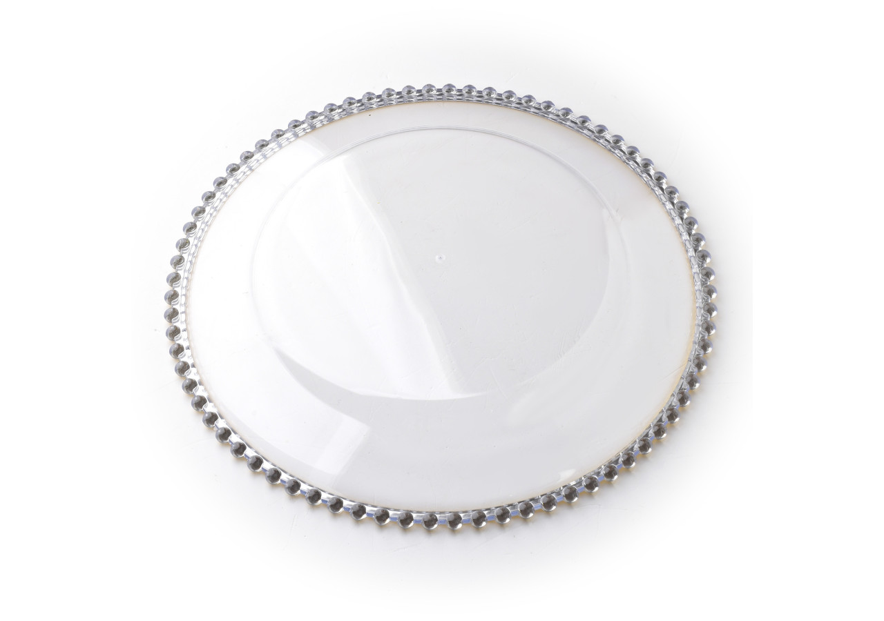 Sous-plat Décoratif BLANCHE CLEAR - 33x1,5cm - HTOS1266 - Mondex