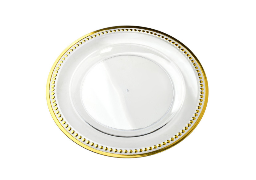 Sous-plat Décoratif BLANCHE CLEAR - 33x1,5cm - HTOS1273 - Mondex