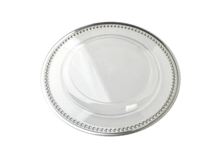 Sous-plat Décoratif BLANCHE CLEAR - 33x1,5cm - HTOS1273 - Mondex 2
