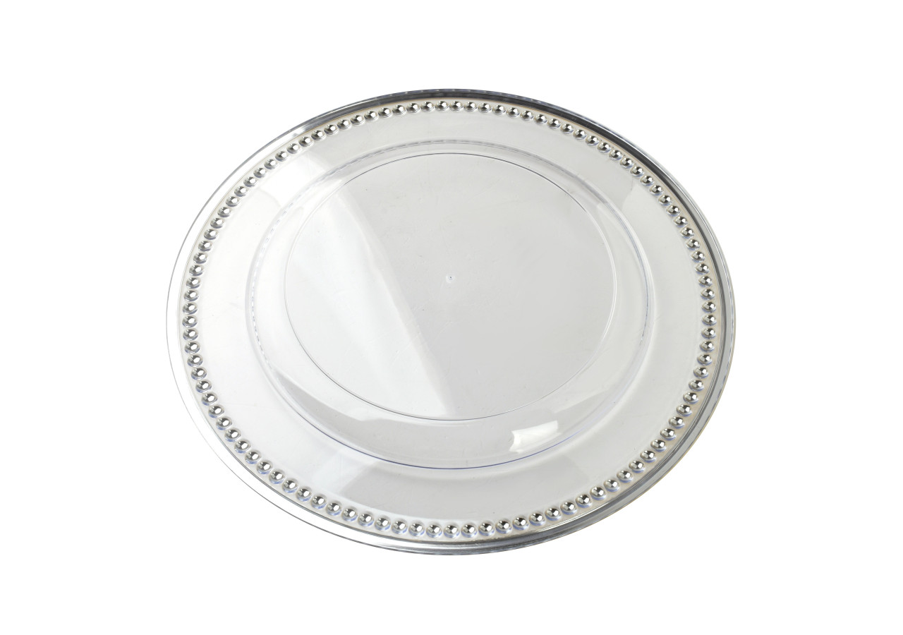 Sous-plat Décoratif BLANCHE CLEAR - 33x1,5cm - HTOS1273 - Mondex