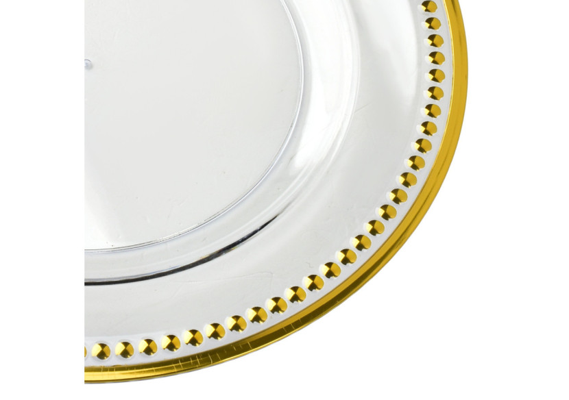 Sous-plat Décoratif BLANCHE CLEAR - 33x1,5cm - HTOS1273 - Mondex