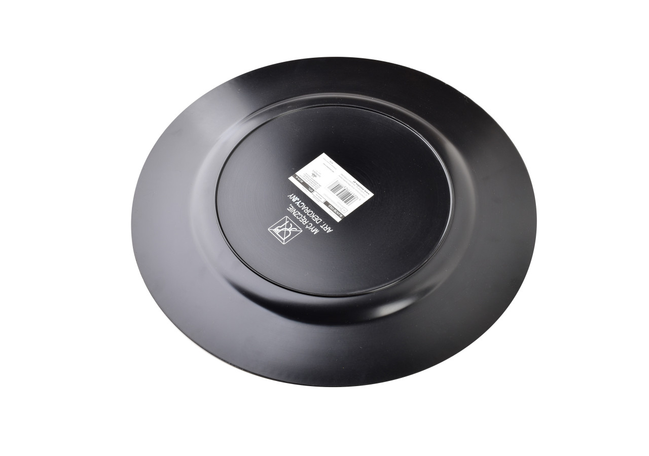 Sous-plat Décoratif BLANCHE SILVER - 33x1,5cm - HTOS1303 - Mondex