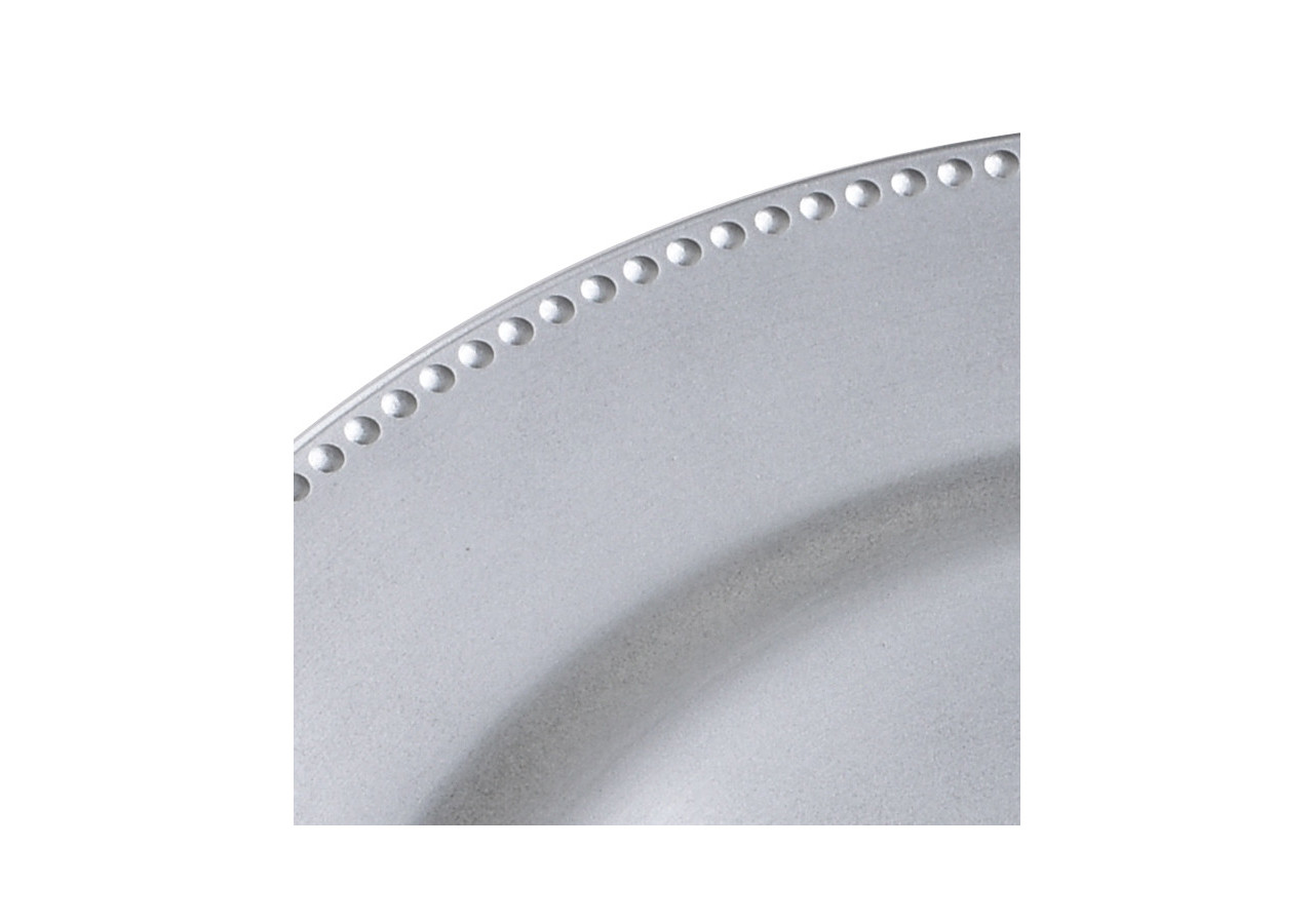 Sous-plat Décoratif BLANCHE SILVER - 33x1,5cm - HTOS1303 - Mondex