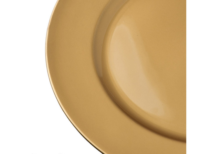 Sous-plat Décoratif BLANCHE GOLD - 33x1,5cm - HTOS1310 - Mondex 2