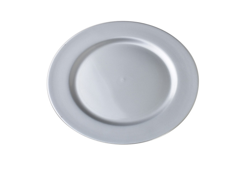 Sous-plat Décoratif BLANCHE SILVER - 33x1,5cm - HTOS1327 - Mondex