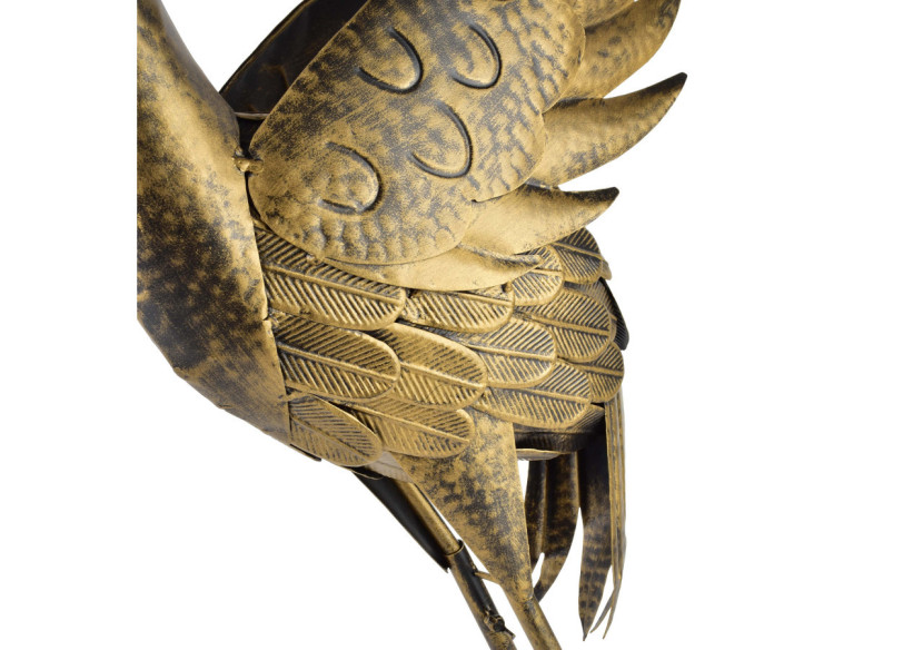 CEDRIC Figura metalowa ptak h:106cm - Sculpture élégante en métal - HTOP6452 - Mondex CEDRIC Figura metalowa ptak h:106cm - Sculpture élégante en métal - HTOP6452 - Mondex