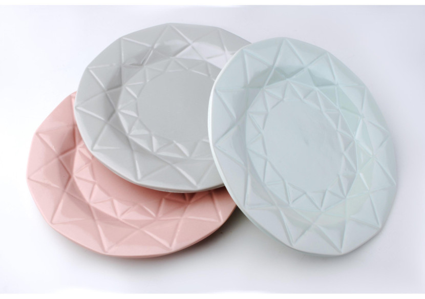 Assiette à dîner ADEL PINK - Céramique 24cm - HTPR2180-PROM - Affekdesign By Mondex Assiette à dîner ADEL PINK - Céramique 24cm - HTPR2180-PROM - Affekdesign By Mondex