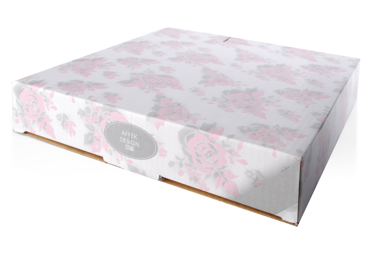 Ensemble de 2 Assiettes ROSE2 - Porcelaine 21cm - HTD1891-PROM - Affekdesign By Mondex