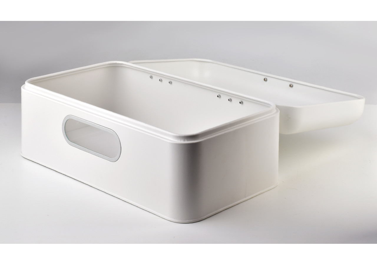 Pain SAMUEL - Boîte à pain en acier 42x22,5xH17cm - HTBC3709-PROM - Cookini By Mondex