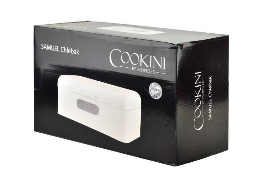 Pain SAMUEL - Boîte à pain en acier 42x22,5xH17cm - HTBC3709-PROM - Cookini By Mondex Pain SAMUEL - Boîte à pain en acier 42x22,5xH17cm - HTBC3709-PROM - Cookini By Mondex