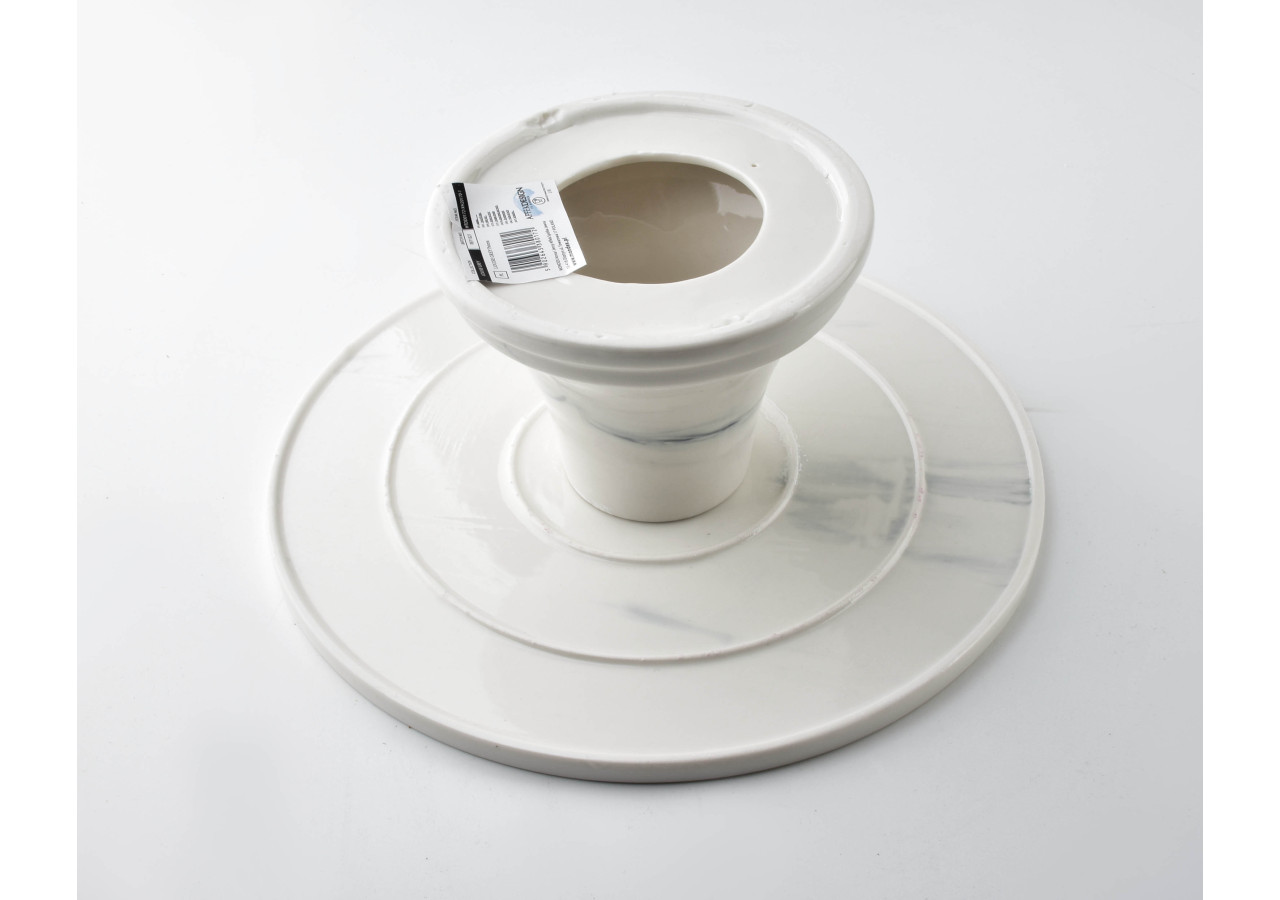 Patera LOUISE GREY - Porcelaine 25cm x 11cm - HTDD0172-PROM - Affekdesign By Mondex