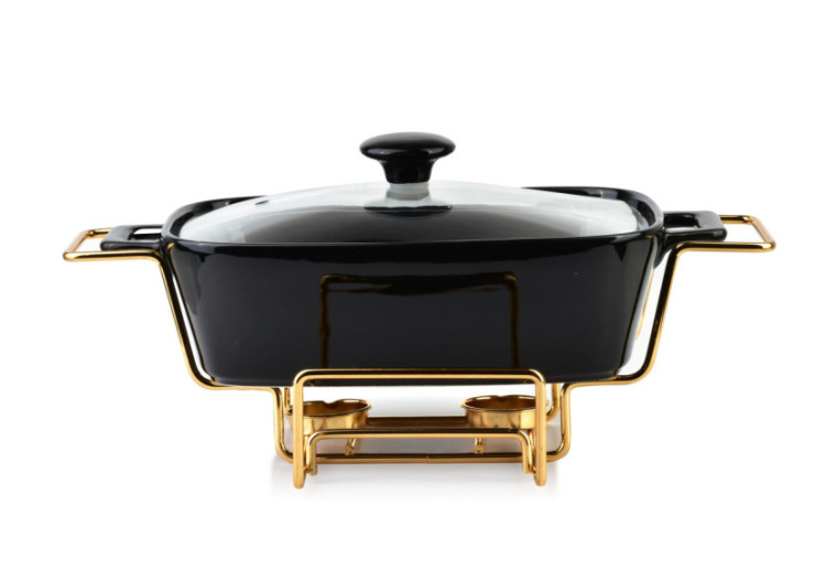 Plat chauffant MODERN KITCHEN - 1,4L en céramique 36x25x15cm - HTN3157-PROM - Allesken