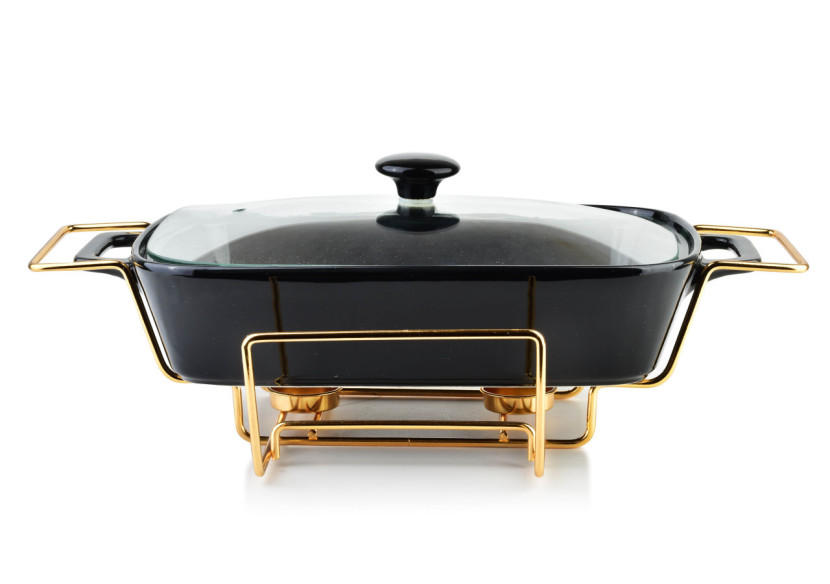 Plat chauffant MODERN KITCHEN - 1,4L en céramique 36x25x15cm - HTN3157-PROM - Allesken