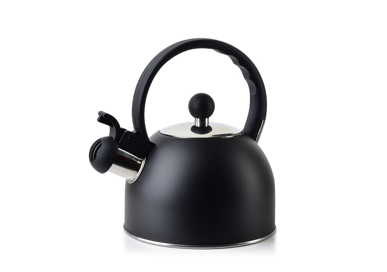 Bouilloire SAM BLACK - Acier inoxydable 2,5L - HTXD6738-CX - Allesken