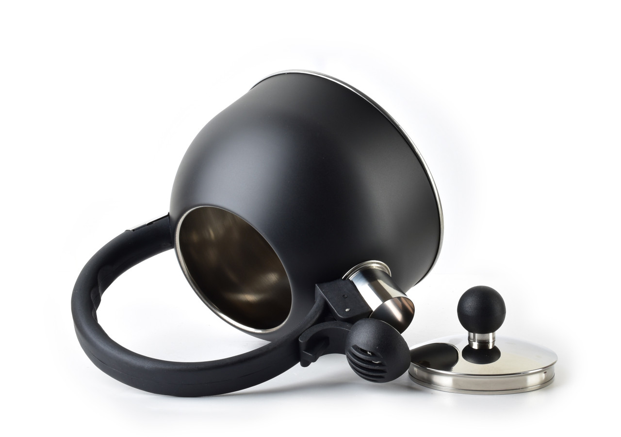 Bouilloire SAM BLACK - Acier inoxydable 2,5L - HTXD6738-CX - Allesken