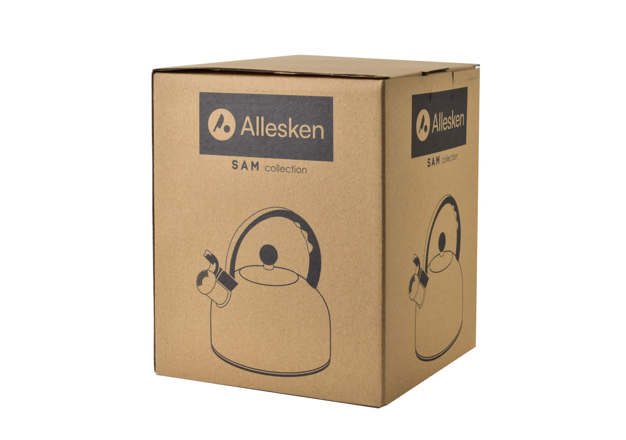 Bouilloire SAM BLACK - Acier inoxydable 2,5L - HTXD6738-CX - Allesken