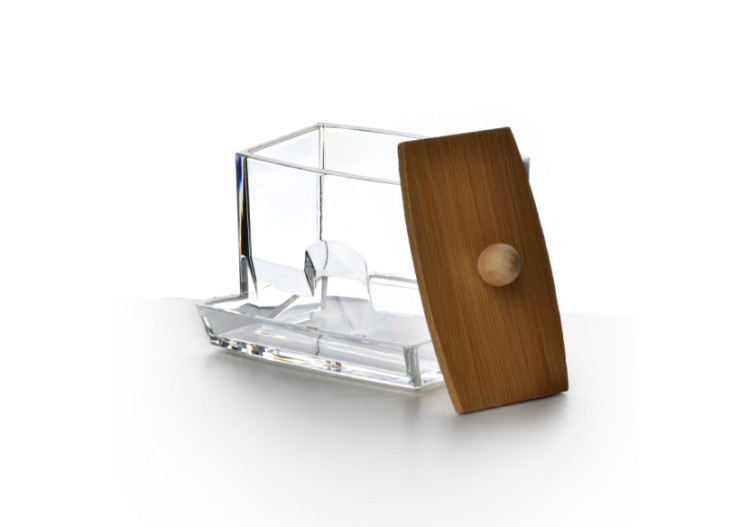 Distributeur de Cotons BEA - 8,5 x 5,5 x 8,5 cm - HTUA6967 - Bathlab By Mondex 2