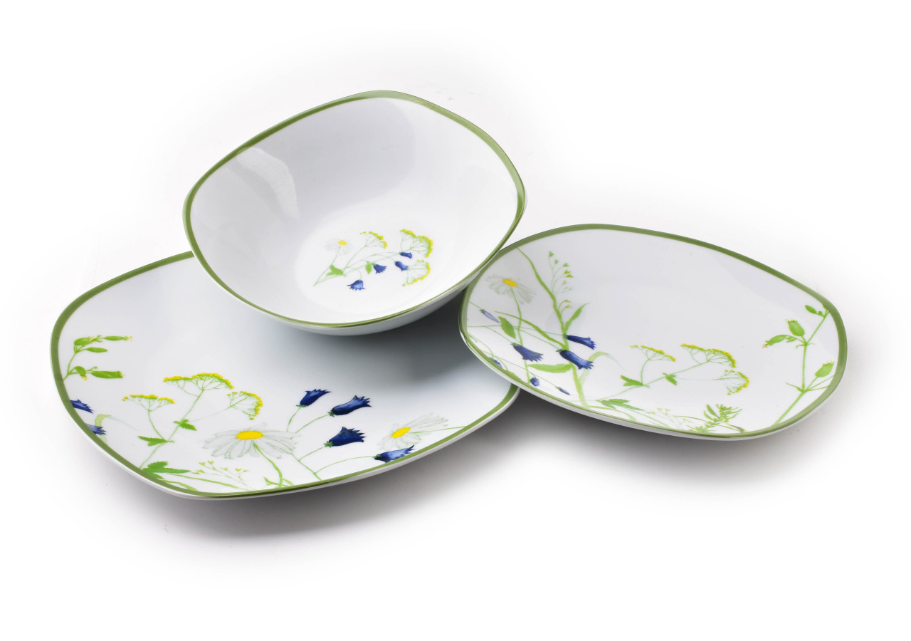 Service de Table LEA SOFT - 18 pièces pour 6 personnes - HTTB9272 - Affekdesign By Mondex