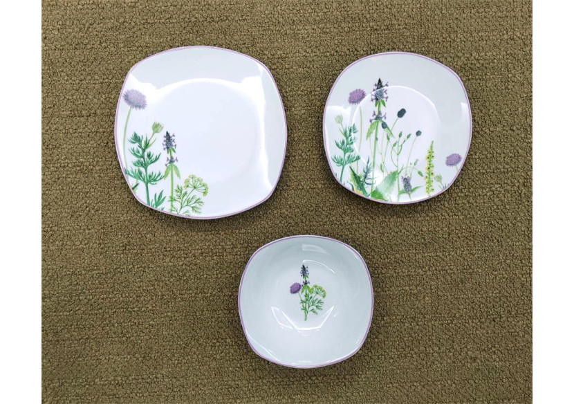 Service de Table VILLAGE LAN - 18 pièces pour 6 personnes - HTTB9289 - Affekdesign By Mondex Service de Table VILLAGE LAN - 18 pièces pour 6 personnes - HTTB9289 - Affekdesign By Mondex