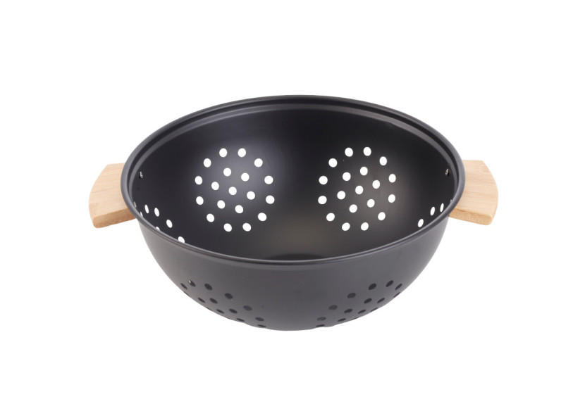 Passoire MODERN KITCHEN - 24xH10cm avec poignées en bambou - HTXD0186 - Allesken Passoire MODERN KITCHEN - 24xH10cm avec poignées en bambou - HTXD0186 - Allesken