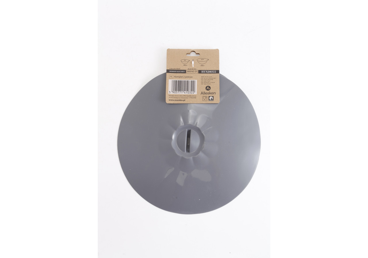 Ensemble de 2 couvercles en silicone MODERN KITCHEN - 20cm/30cm - HTXD0322 - Allesken