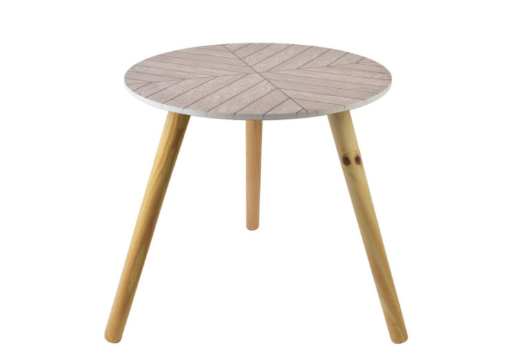 LAMMY Table d'appoint - 40 x 40 x 38 cm - HTYK7130-SR - Mondex