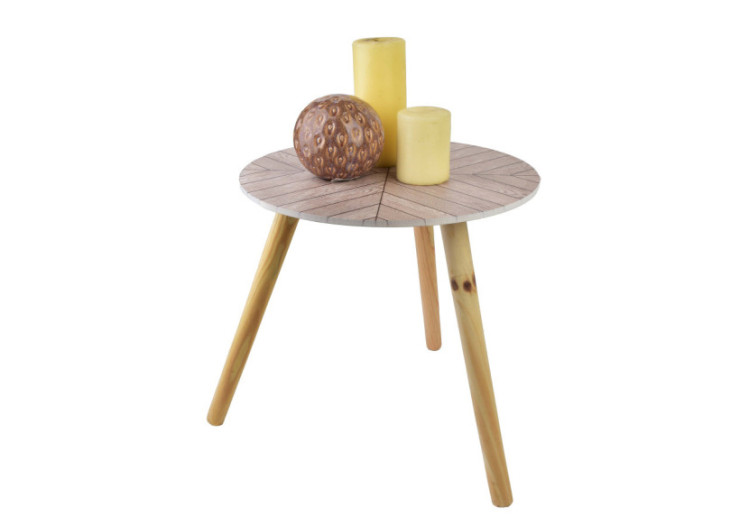 LAMMY Table d'appoint - 40 x 40 x 38 cm - HTYK7130-SR - Mondex 2