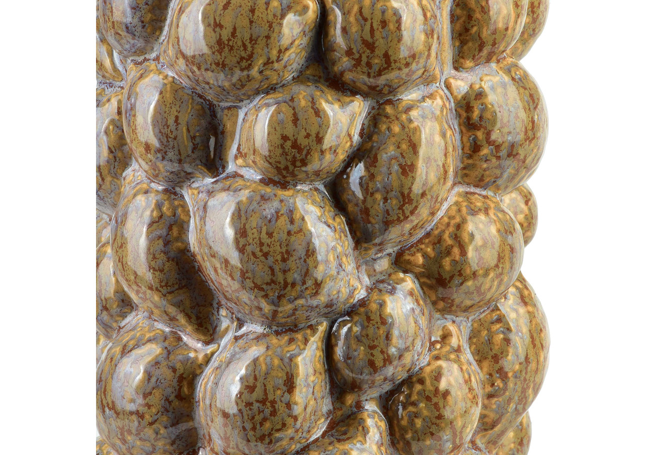 Vase YARINE LEMON - Dimensions 14x14x26 cm - HTTS1792 - Mondex