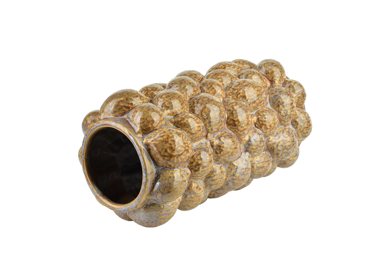 Vase YARINE LEMON - Dimensions 14x14x26 cm - HTTS1792 - Mondex